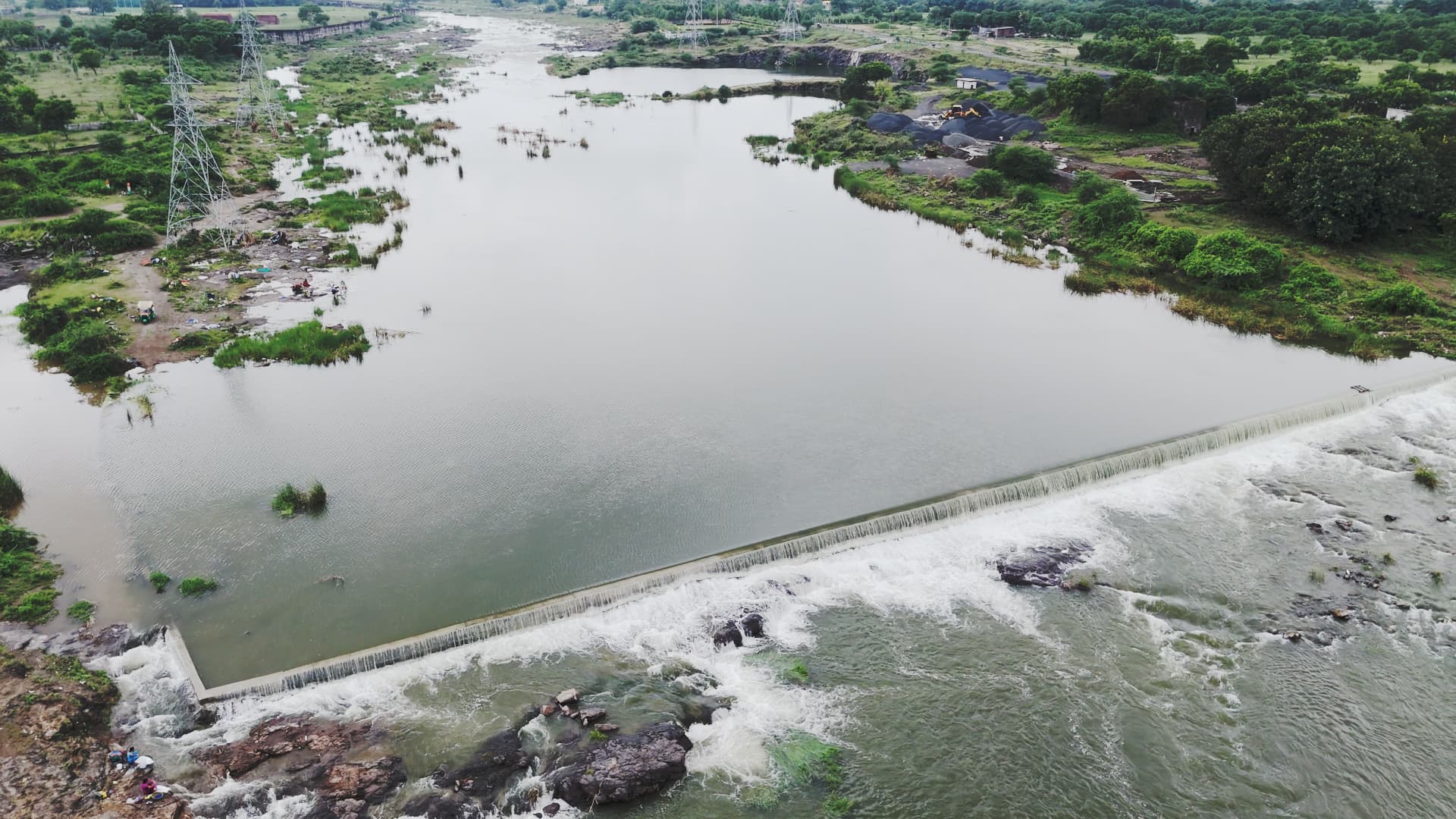 Check Dam Construction Progress