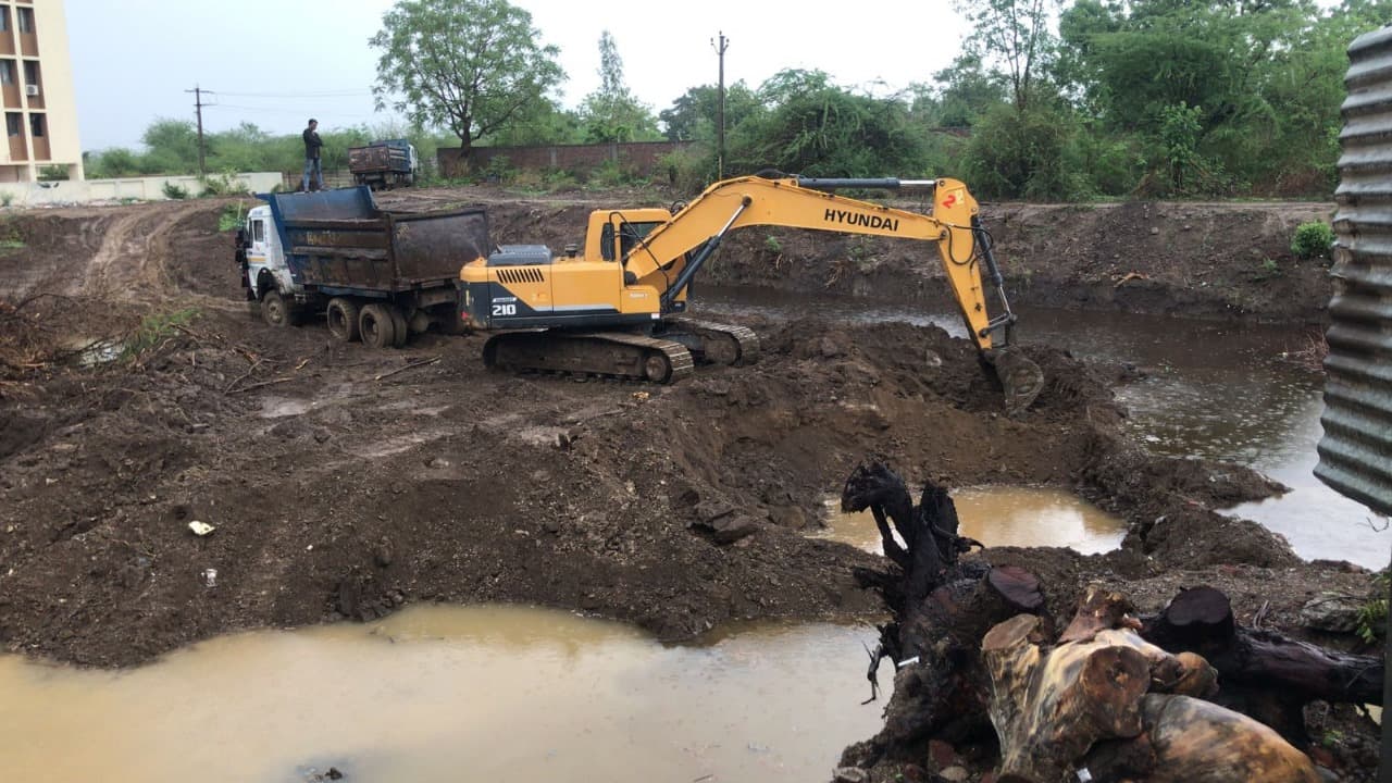 River Excavation Work